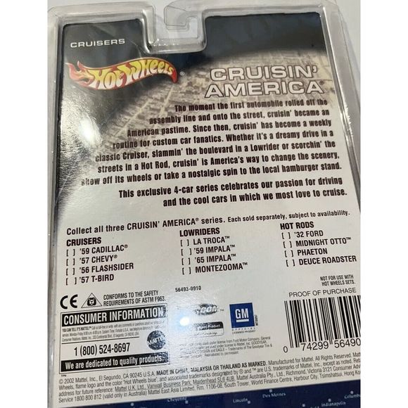 1956 CHEVY PICKUP TRUCK FLASHSIDER HOT WHEELS CRUISERS REDLINE REAL RIDERS 1/64 - Picture 5 of 5